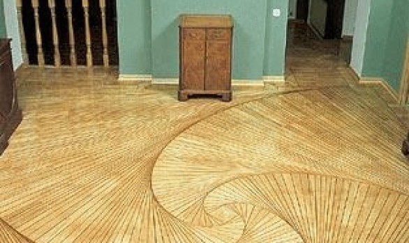 Ξύλινο δάπεδο δρυς φουλ του design